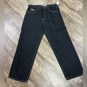 Empyre Relax Loose Fit Black Jeans Sz 38 NWT